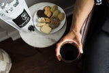 Kyoto Black - Kyoto Style Cold Brew Coffee in Glass with Desserts